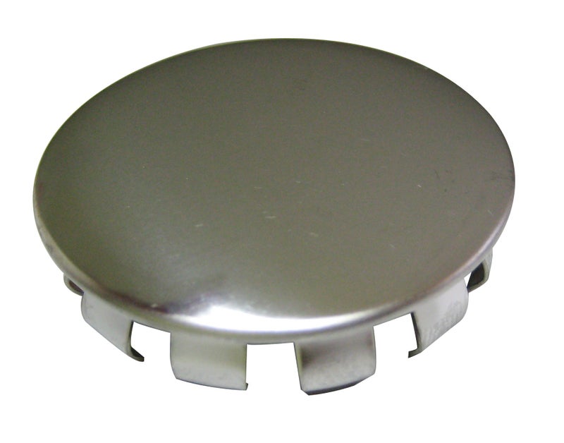Plumb Pak PP815-11 Snap-in Faucet Hole Cover, 1-1/2 in Od, Stainless Steel - Image 1